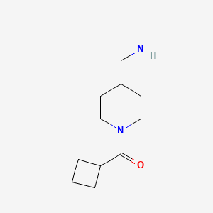 molecular formula C12H22N2O B7569911 Cyclobutyl-[4-(methylaminomethyl)piperidin-1-yl]methanone 