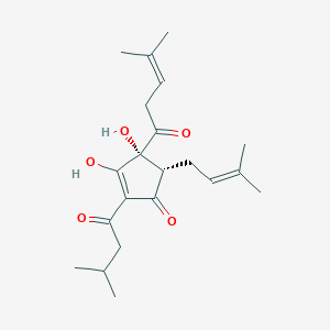 molecular formula C21H30O5 B075702 顺式异葎草酮 CAS No. 1534-03-8