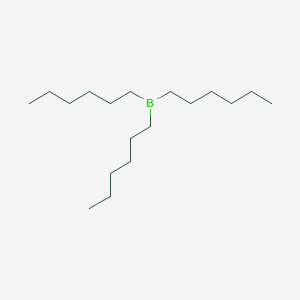 molecular formula C18H39B B075710 Trihexylborane CAS No. 1188-92-7