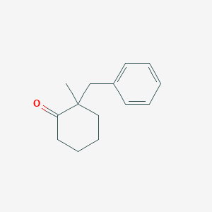 molecular formula C14H18O B075712 2-Benzyl-2-methylcyclohexan-1-one CAS No. 1206-21-9