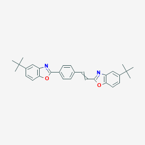 molecular formula C30H30N2O2 B075720 5-Tert-butyl-2-[4-[2-[5-tert-butylbenzoxazol-2-yl]vinyl]phenyl]benzoxazole CAS No. 1552-47-2