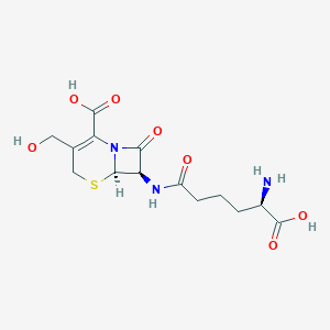 molecular formula C14H19N3O7S B075736 Deacetylcephalosporin C CAS No. 1476-46-6