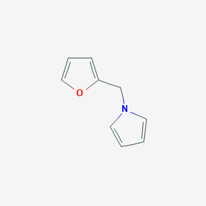 molecular formula C9H9NO B075762 1-Furfurylpyrrole CAS No. 1438-94-4