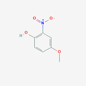 molecular formula C7H7NO4 B075764 4-Methoxy-2-nitrophenol CAS No. 1568-70-3