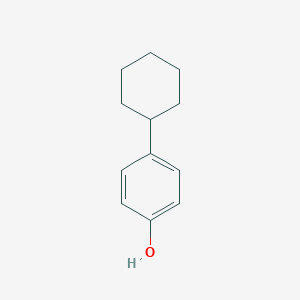 molecular formula C12H16O B075765 4-Cyclohexylphenol CAS No. 1131-60-8