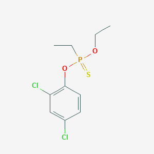 molecular formula C10H13Cl2O2PS B075772 O-(2,4-Dichlorophenyl) O-ethyl ethylphosphonothioate CAS No. 1593-27-7