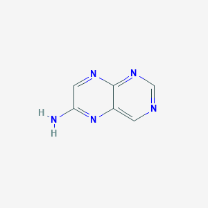 molecular formula C6H5N5 B075789 Pteridin-6-amine CAS No. 1125-83-3