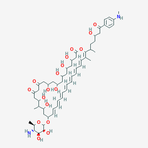molecular formula C59H86N2O17 B075795 Fungimycin CAS No. 1404-87-1