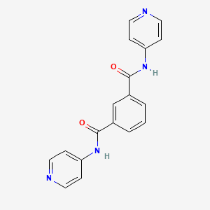 molecular formula C18H14N4O2 B7580465 N1,N3-Di(pyridin-4-yl)isophthalamide 