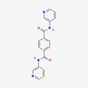 molecular formula C18H14N4O2 B7580467 N,N-DI(3-PYRIDYL)TEREPHTHALAMIDE 