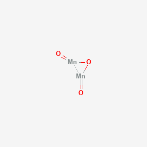 molecular formula Mn2O3 B075816 Manganese(III) oxide CAS No. 1317-34-6