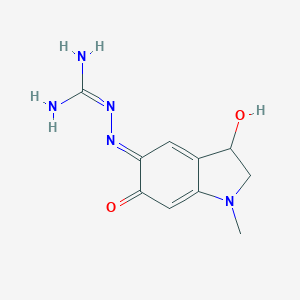 molecular formula C10H13N5O2 B075817 Adrenochrome guanylhydrazone CAS No. 1214-74-0