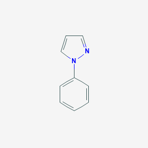 molecular formula C9H8N2 B075819 1-Phenylpyrazole CAS No. 1126-00-7