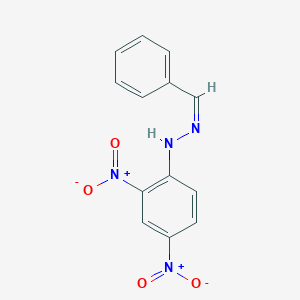 molecular formula C13H10N4O4 B075822 Benzaldehyde, (2,4-dinitrophenyl)hydrazone CAS No. 1157-84-2