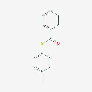 molecular formula C14H12OS B075828 S-(4-methylphenyl) benzenecarbothioate CAS No. 10371-42-3