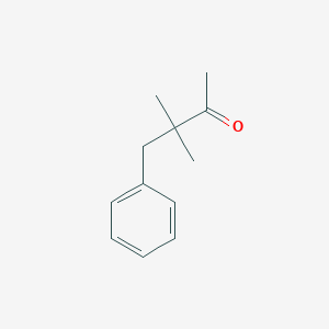molecular formula C12H16O B075829 3,3-Dimethyl-4-phenylbutan-2-one CAS No. 13705-37-8