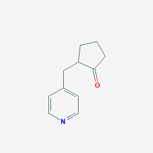 molecular formula C11H13NO B075831 2-(4-Pyridylmethyl)cyclopentanone CAS No. 13640-53-4