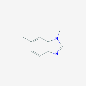 molecular formula C9H10N2 B075834 1,6-Dimethyl-1H-benzo[d]imidazole CAS No. 10394-40-8