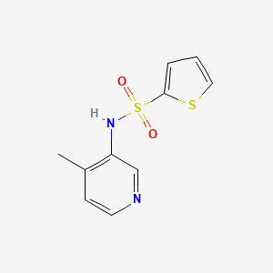 molecular formula C10H10N2O2S2 B7583572 N-(4-methylpyridin-3-yl)thiophene-2-sulfonamide 