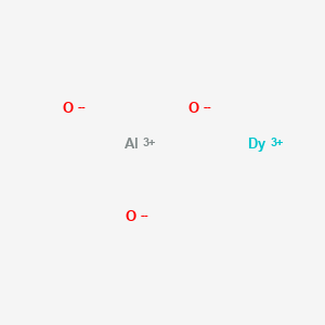 molecular formula AlDyO3 B075854 Aluminium dysprosium trioxide CAS No. 12003-33-7