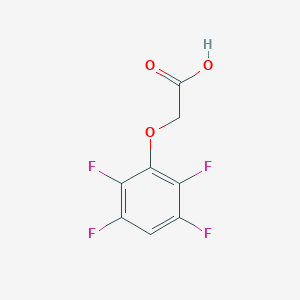 molecular formula C8H4F4O3 B075858 (2,3,5,6-Tetrafluorophenoxy)acetic acid CAS No. 14742-39-3