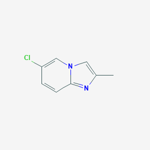 molecular formula C8H7ClN2 B075860 6-Chloro-2-methylimidazo[1,2-a]pyridine CAS No. 13583-92-1