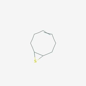 molecular formula C8H12S B075868 9-Thiabicyclo[6.1.0]non-4-ene CAS No. 13785-73-4