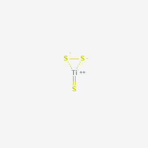 molecular formula S3Ti B075875 Titanium(VI) sulfide CAS No. 12423-80-2
