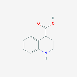 molecular formula C10H11NO2 B075878 1,2,3,4-Tetrahydroquinoline-4-carboxylic acid CAS No. 13337-69-4