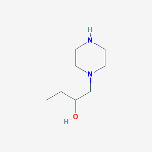 molecular formula C8H18N2O B075888 1-(Piperazin-1-yl)butan-2-ol CAS No. 14135-69-4