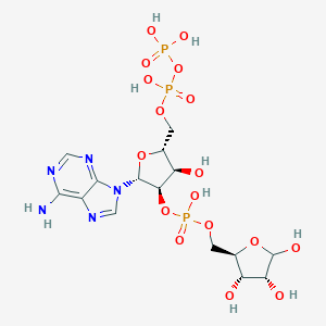 molecular formula C15H24N5O17P3 B075895 Phospho-ADP ribose CAS No. 13552-81-3