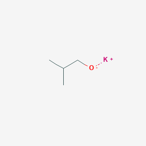 molecular formula C4H10KO B075906 potassium;2-methylpropan-1-olate CAS No. 14764-60-4
