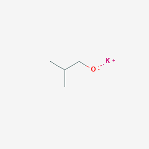 molecular formula C4H10KO B075906 1-Propanol, 2-methyl-, potassium salt (1:1) CAS No. 14764-60-4