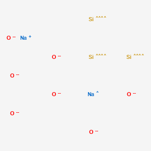 molecular formula Na2O7Si3-13 B075916 Disodium trisilicon heptaoxide CAS No. 13870-30-9