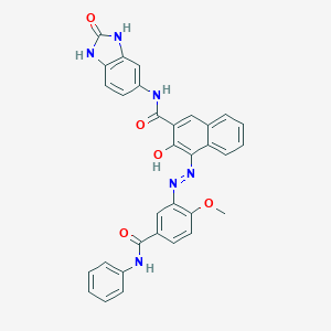 molecular formula C32H24N6O5 B075917 C.I. Pigment Red 176 CAS No. 12225-06-8