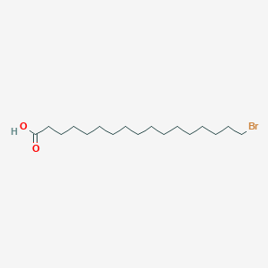 molecular formula C17H33BrO2 B075923 17-Bromoheptadecanoic acid CAS No. 13099-35-9