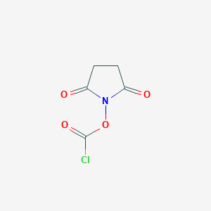 molecular formula C5H4ClNO4 B075925 2,5-Dioxopyrrolidin-1-YL chloroformate CAS No. 15149-73-2