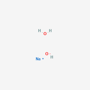 molecular formula H3NaO2 B075932 Sodium hydroxide monohydrate CAS No. 12179-02-1