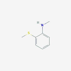molecular formula C8H11NS B075953 N-methyl-2-(methylsulfanyl)aniline CAS No. 13372-62-8
