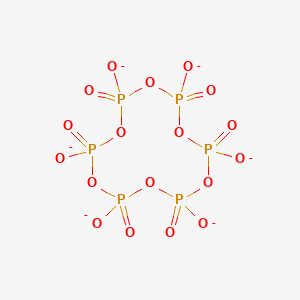 molecular formula O18P6-6 B075965 Metaphosphate (P6O186-) CAS No. 13478-98-3