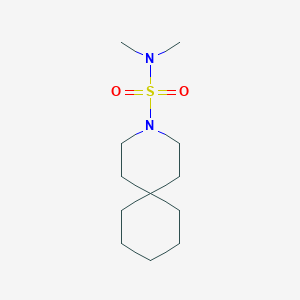 molecular formula C12H24N2O2S B7597357 N,N-dimethyl-3-azaspiro[5.5]undecane-3-sulfonamide 