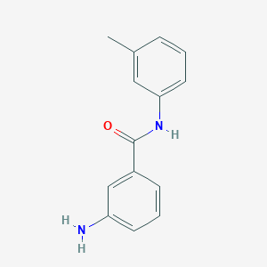 molecular formula C14H14N2O B075980 3-amino-N-(3-methylphenyl)benzamide CAS No. 14315-23-2
