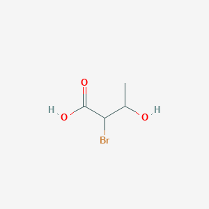 molecular formula C4H7BrO3 B075983 2-Bromo-3-hydroxybutanoic acid CAS No. 13881-40-8