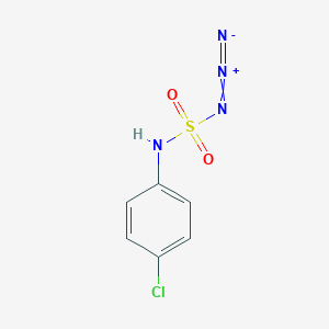 molecular formula C6H5ClN4O2S B075997 (p-Chlorophenyl)sulfamoyl azide CAS No. 13479-10-2