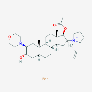 molecular formula C32H53N2O4.Br B000760 Rocuronium bromide CAS No. 119302-91-9