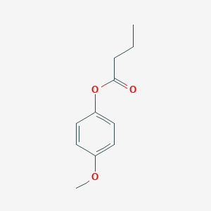 molecular formula C11H14O3 B076007 BUTYRIC ACID, p-METHOXYPHENYL ESTER CAS No. 14617-95-9