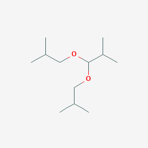 molecular formula C12H26O2 B076010 2-Methyl-1,1-bis(2-methylpropoxy)propane CAS No. 13262-24-3