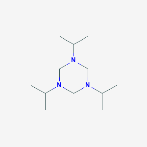 molecular formula C12H27N3 B076012 1,3,5-Tri(isopropyl)hexahydro-1,3,5-triazine CAS No. 10556-98-6