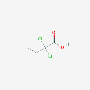molecular formula C4H6Cl2O2 B076014 2,2-Dichlorobutanoic acid CAS No. 13023-00-2