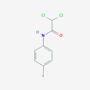 molecular formula C8H6Cl2INO B076037 Acetanilide, 2,2-dichloro-4'-iodo- CAS No. 14676-40-5